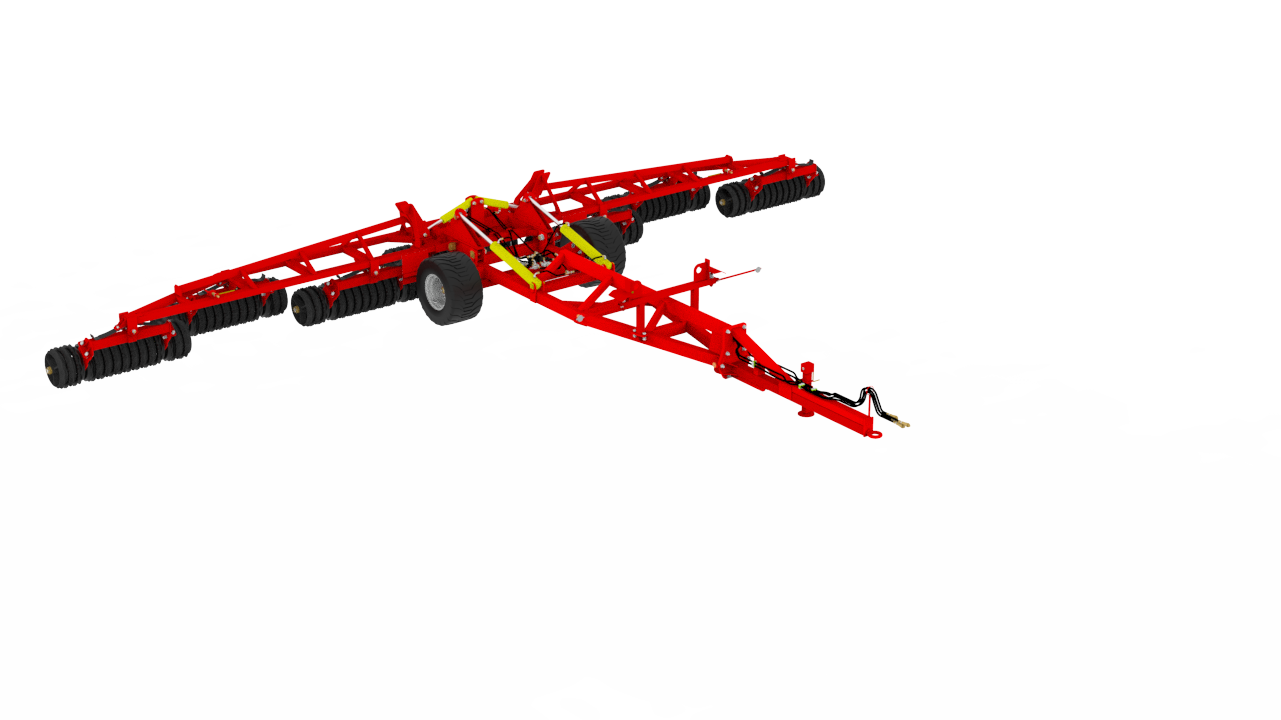 Каток кольчато-зубчатый Булава КЗ-12,4 — 3D модель
