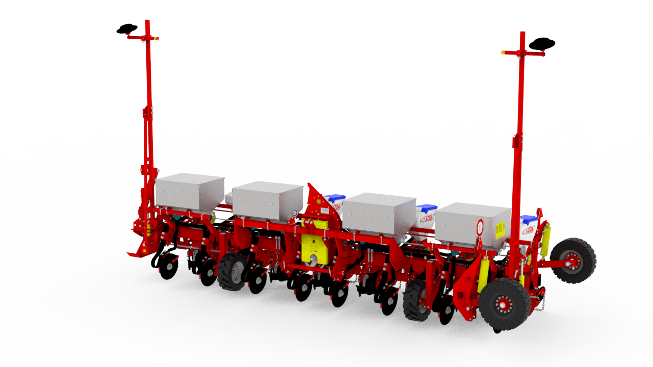 Пропашная сеялка TC-M 8000А — 3D модель